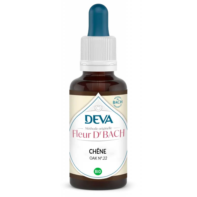 Fleurs de Bach - N°22 - Chêne - Oak 15 ml -Laboratoire DEVA