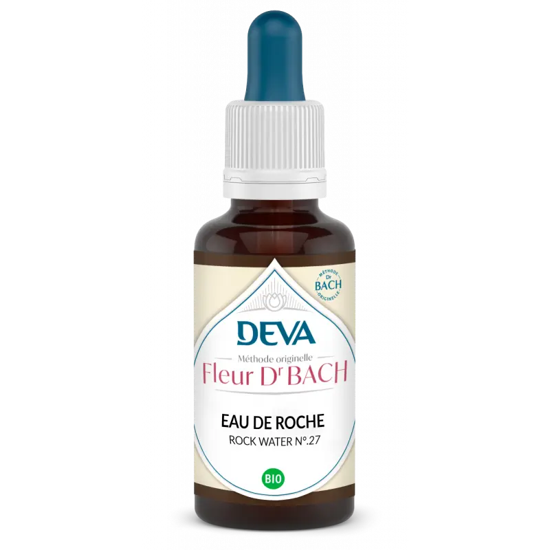 Fleurs de Bach - N°27 - Eau de roche - Rock Water 15 ml -Laboratoire DEVA