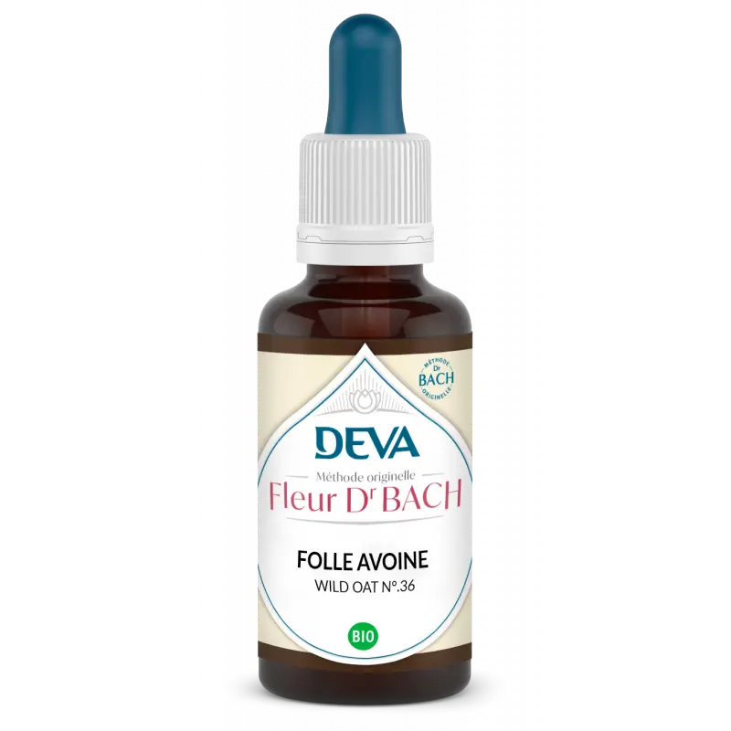 Fleurs de Bach - N°36 - Avoine - Wild Oat 15 ml -Laboratoire DEVA