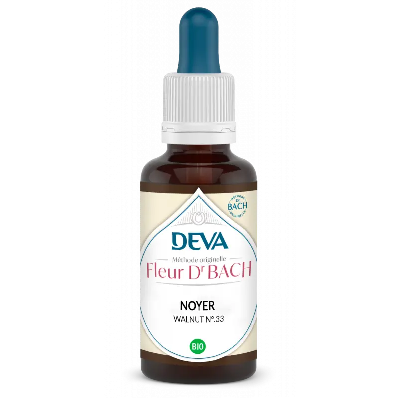 Fleurs de Bach - N°33 - Noyer - Walnut 15 ml -Laboratoire DEVA