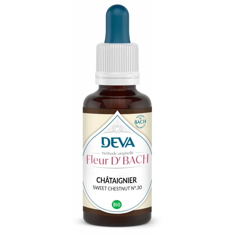 Fleurs de Bach - N°30 - Chataigner - Sweet Chestnut 15 ml -Laboratoire DEVA