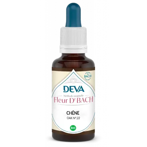 Fleurs de Bach - N°22 - Chêne - Oak 15 ml -Laboratoire DEVA