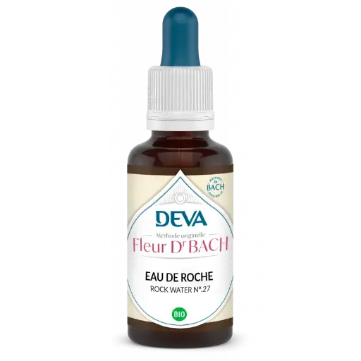 Fleurs de Bach - N°27 - Eau de roche - Rock Water 15 ml -Laboratoire DEVA