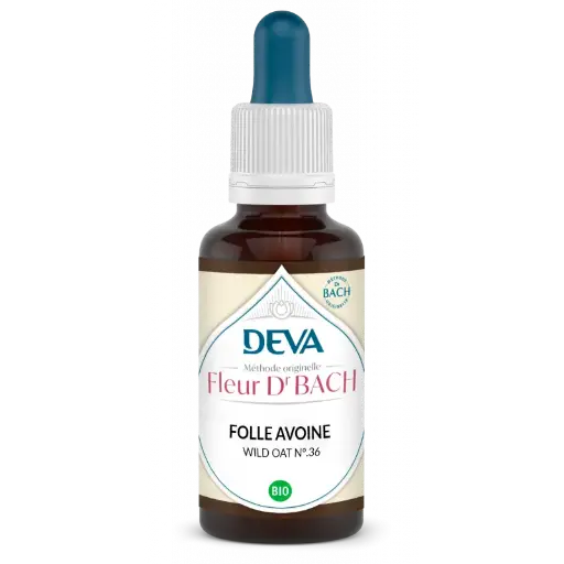 Fleurs de Bach - N°36 - Avoine - Wild Oat 15 ml -Laboratoire DEVA