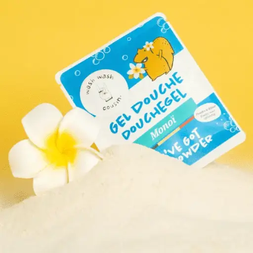 Wash Wash Cousin Recharge gel douche monoï